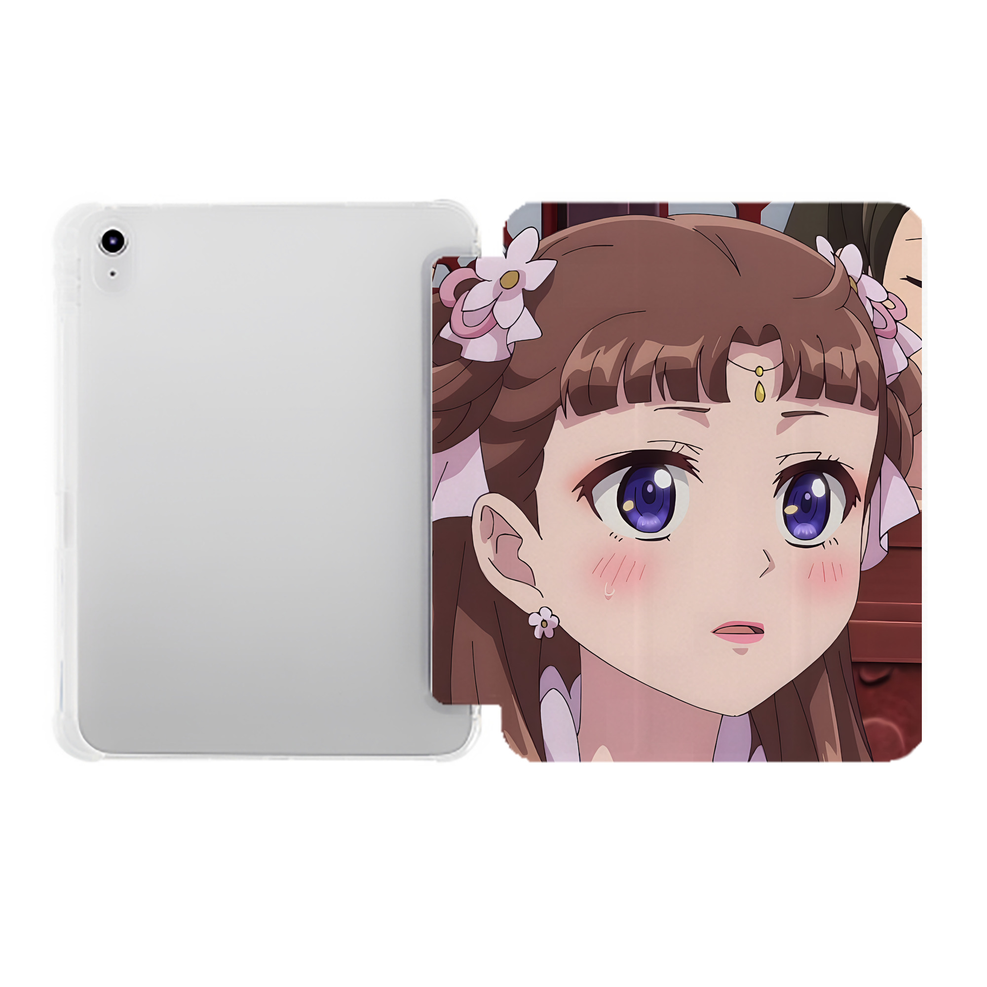 （画像用） 薬屋のひとりごと The Apothecary Diaries IPad ケース ペン収納付き 三つ折りスタンド PUレザー×シリコン 対応機種9.5/10.5/10.9インチ